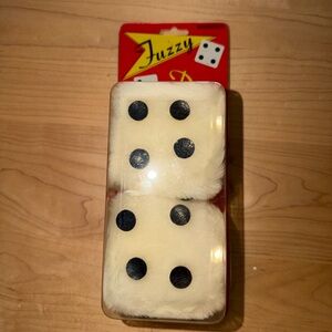 Vintage New in Box Fuzzy Dice